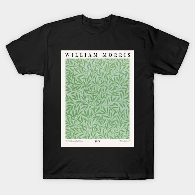 William Morris Exhibition Textile Willow Pattern Design T-Shirt by VanillaArt